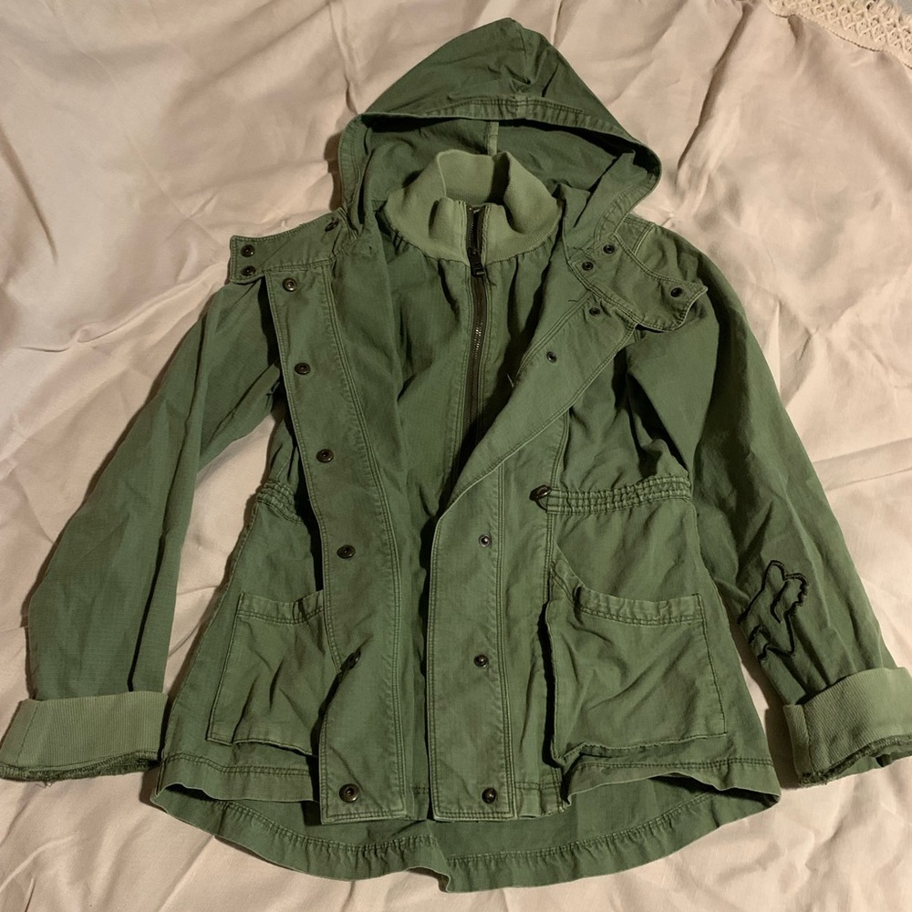 Fox green army jacket